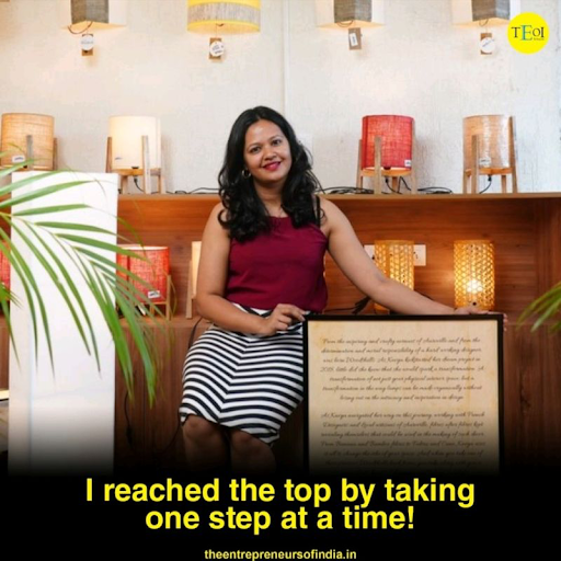 Kavya Gupta featured by the Entrepreneurs of India
