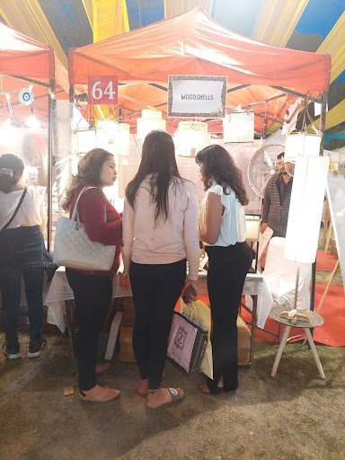 Woodshells customers at LaFeria Chandigarh