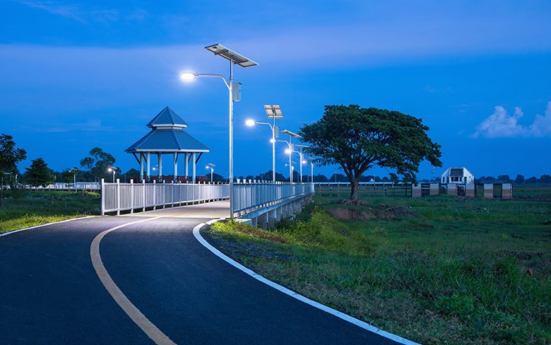 Solar lighting for eco friendly lighting